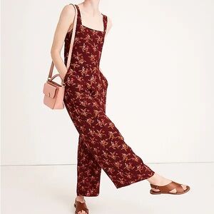 Madewell Floral Jumpsuit
